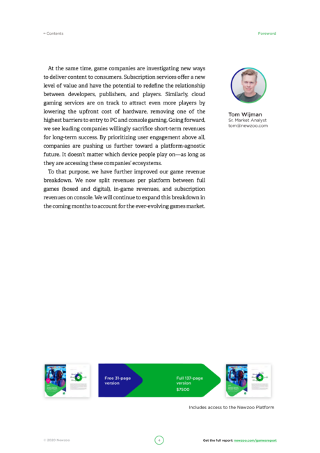 Newzoo:2020年全球游戏市场报告(英文版)